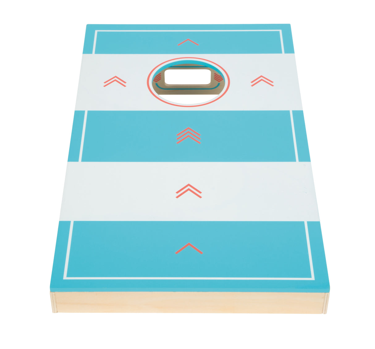 Joc Cornhole și Sling Puck "Active" – Joc 2-în-1 din Lemn cu Tablă Dublă Față, Accesorii Incluse, Potrivit pentru Toate Vârstele