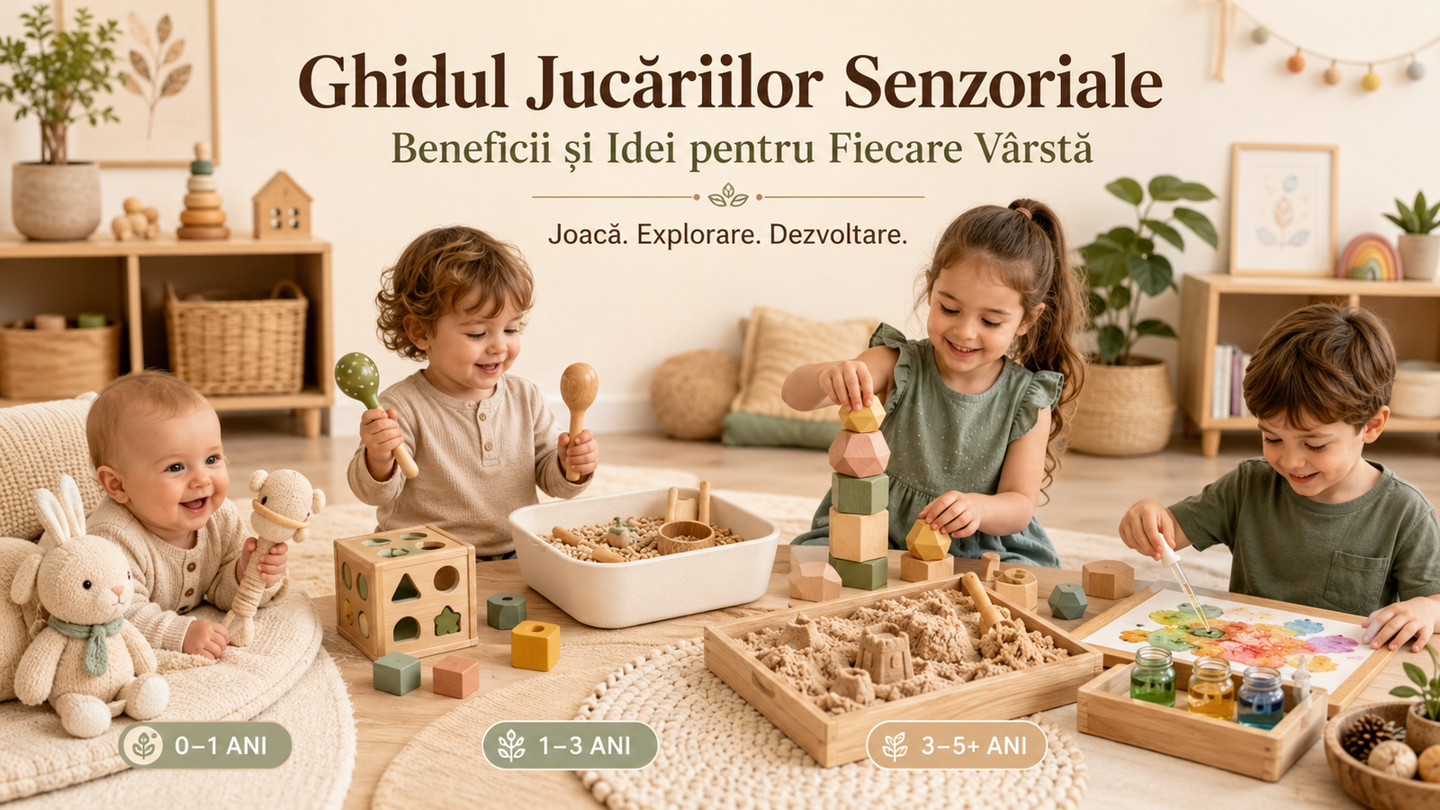 Ghidul Jucăriilor Senzoriale: Beneficii și Idei pentru Fiecare Vârstă