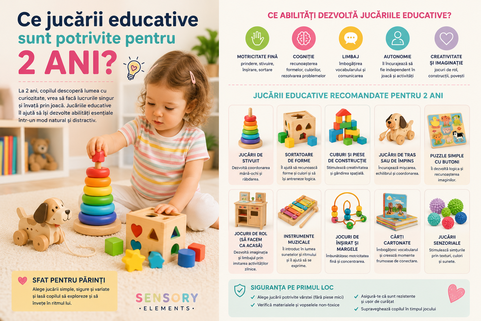 Jucării educative pentru copii de 2 ani: cum le alegem?