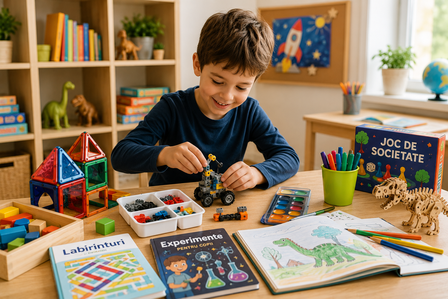 Ce jucării mai atrag un copil de 6 ani? Idei educative, creative și potrivite vârstei