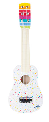 Chitară "Sound" Small Foot – Instrument Muzical din Lemn pentru Copii, Dimensiune Prietenoasă, Corzi Color-Coded, Ușoară și C