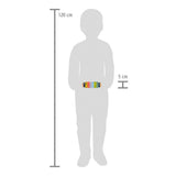 Calculator Rulant 1x1 "Educate" – Cilindru Matematic din Lemn cu 6 Piese Rotative, Adunare, Scădere, Înmulțire și Împărțire