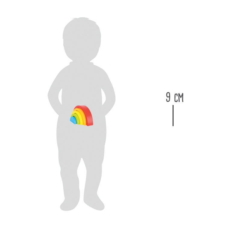 Ilustrație de scară pentru curcubeul de 9 cm înălțime