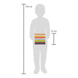 Tabla Înmulțirii Colorată "Educate" – Joc din Lemn pentru Învățarea 1x1, Cuburi cu Probleme și Soluții, Perfect pentru Școala Primară