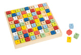 Sudoku Colorat "Educate" Small Foot – Joc Educativ din Lemn pentru Toate Vârstele, Piese Colorate cu Numere, Dezvoltă Logica 