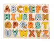 Puzzle ABC "Safari" Small Foot – Joc din Lemn pentru Învățarea Alfabetului, cu Litere A-Z, Motive Animale, Literele Pot Sta D