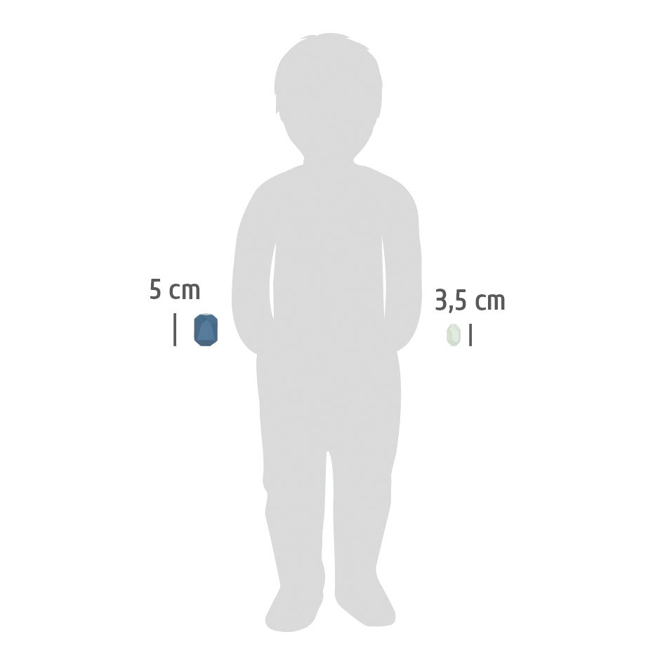 Cuburi de Echilibru Montessori – Set 18 Piese din Lemn cu Forme Neregulate, Stivuire Provocatoare, Culori Moderne, Pietre de Meditație