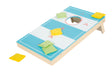 Joc Cornhole și Sling Puck "Active" Small Foot – Joc 2-în-1 din Lemn cu Tablă Dublă Față, Accesorii Incluse, Potrivit pentru 