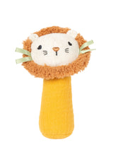 Zornăitoare Textilă Little Lion Small Foot – Jucărie Mini pentru Bebeluși cu Mâner Moale și Sunet Discret, Perfectă pentru Mâ