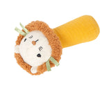 Zornăitoare Textilă Little Lion – Jucărie Mini pentru Bebeluși cu Mâner Moale și Sunet Discret, Perfectă pentru Mânuțele Mici