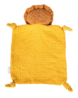Păturică Doudou Little Lion – Consolator Moale pentru Bebeluși din Muslin, 28 x 18 cm, Jucărie Senzorială cu Pui de Leu pentru Somn și Liniște