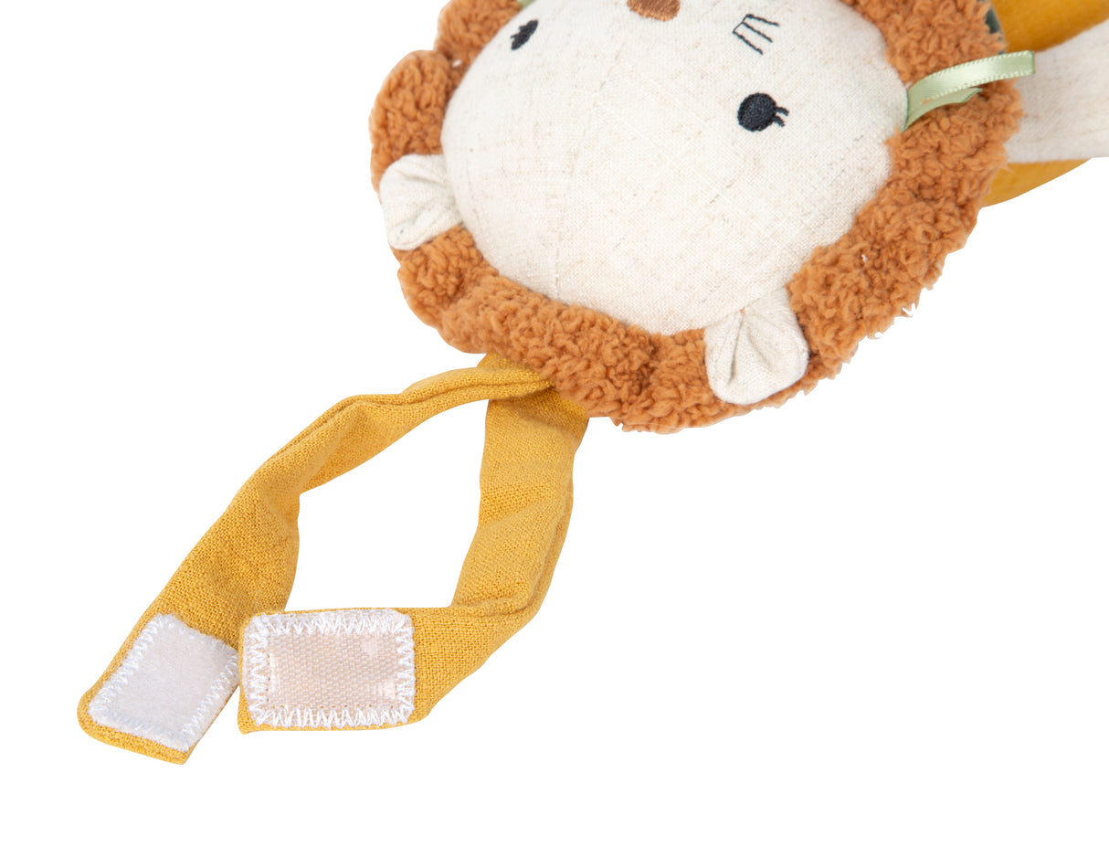Cutiuță Muzicală pentru Bebeluși Little Lion – Jucărie din Textil Moale cu Melodie Calmantă și Buclă pentru Agățare, Ideală pentru Somn