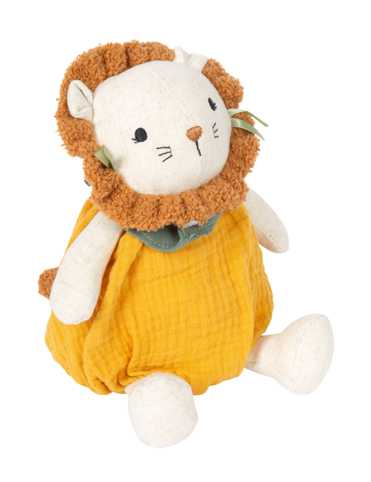 Jucărie de Pluș Little Lion Small Foot – Pui de Leu Moale din Muslin pentru Bebeluși, Companion de Somn și Senzorial, Dimensi
