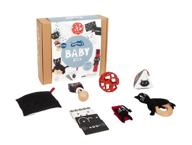 Set jucării bebeluși 0–3 luni Baby Box Small Foot