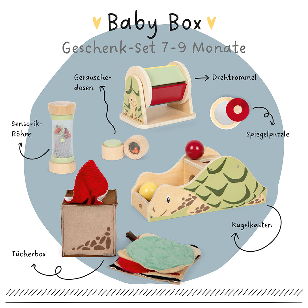 Prezentarea activităților din Baby Box 7–9 luni