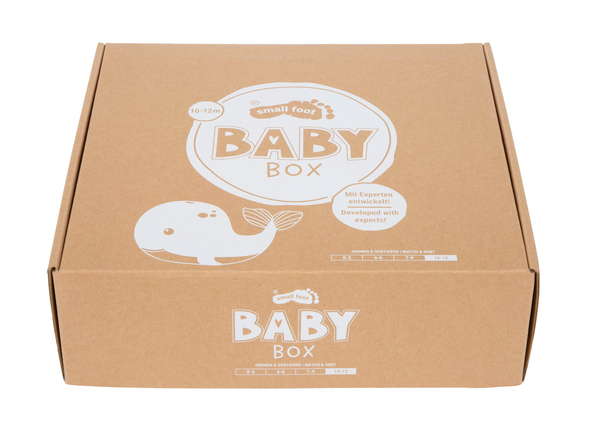 Cutia Baby Box cu ilustrație de balenă