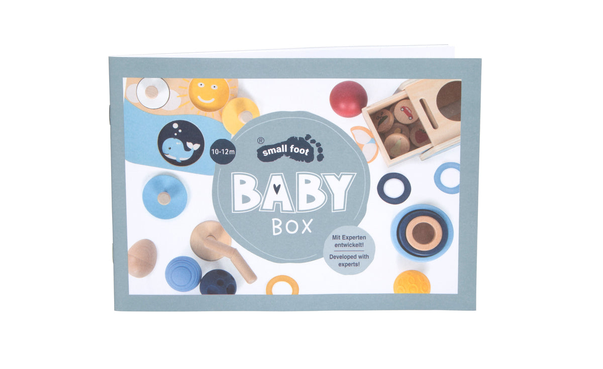 Broșura cu idei de joacă Baby Box 10–12 luni