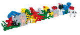 Puzzle Animale cu Litere și Numere Small Foot – Joc Educativ din Lemn 26 Piese, Animale Colorate, Alfabet A-Z pe o Parte și N