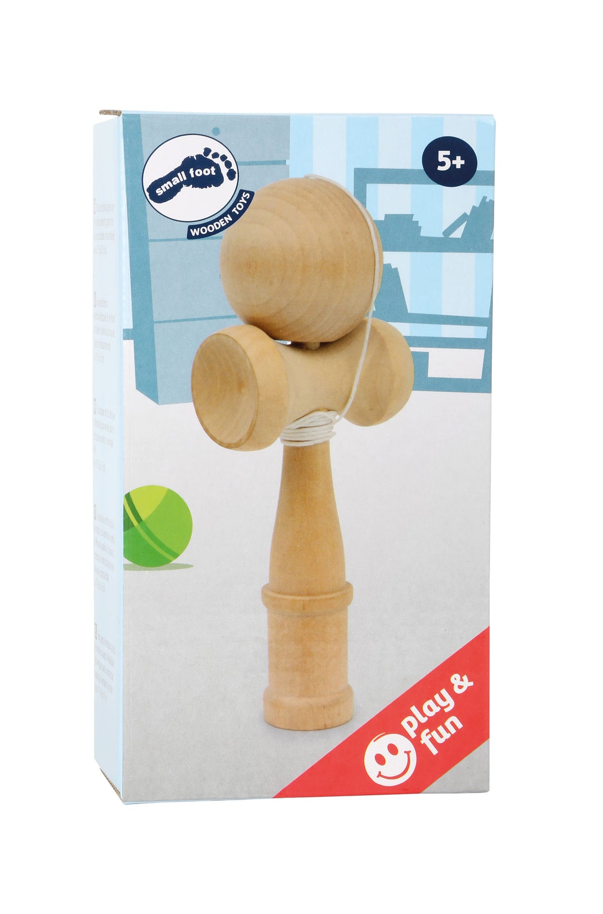 Kendama Joc de Prindere Bilă – Joc Tradițional Japonez din Lemn Natural, Dezvoltă Coordonarea și Concentrarea, Compact pentru Călătorii
