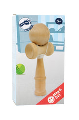 Kendama Joc de Prindere Bilă – Joc Tradițional Japonez din Lemn Natural, Dezvoltă Coordonarea și Concentrarea, Compact pentru Călătorii