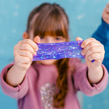 Galaxy Slime Kit pentru Băieți și Fetițe – Slime în Culori Galactice, cu Stele Fosforescente și Accesorii Diverse