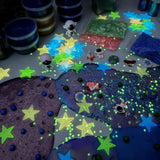 Galaxy Slime Kit pentru Băieți și Fetițe – Slime în Culori Galactice, cu Stele Fosforescente și Accesorii Diverse