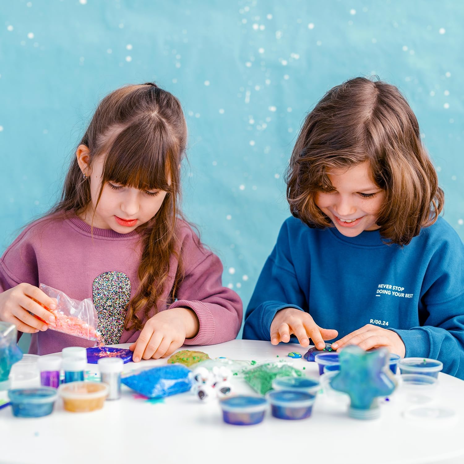 Galaxy Slime Kit pentru Băieți și Fetițe – Slime în Culori